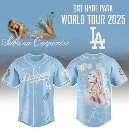 LA Dodgers x Sabrina Carpenter “Short n’ Sweet Tour” Jersey Editions Limited +Selling Out Fast