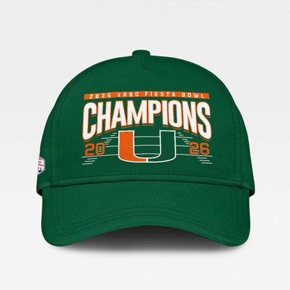 Miami Hurricanes College Football Playoff 2025 Fiesta Bowl Champions Combo T-Shirt