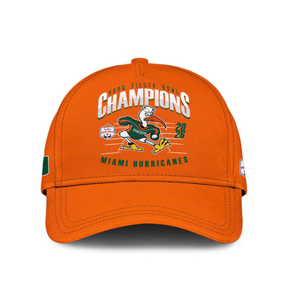 Miami Hurricanes College Football Playoff 2025 Fiesta Bowl Champions Combo Hoodie