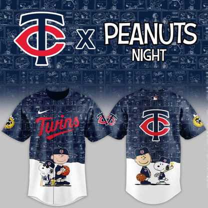 Minnesota Twins 2025 Peanuts Night Limited Jersey