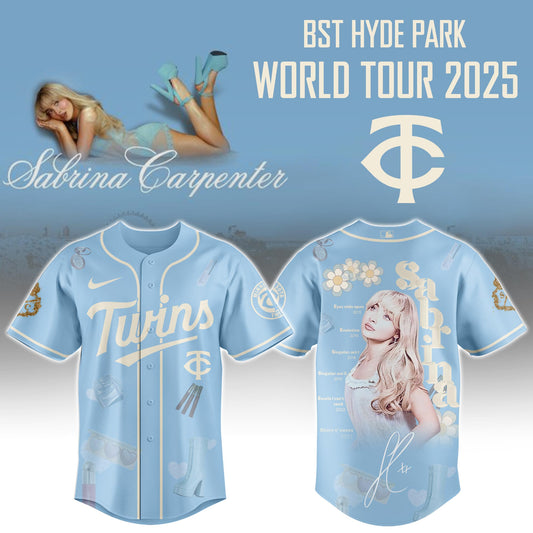 M Twins x Sabrina Carpenter “Short n’ Sweet Tour” Jersey Editions Limited +Selling Out Fast