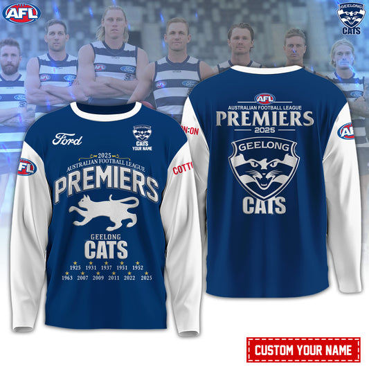 GEELONG CATS– AFL 2025 Champions Sweater