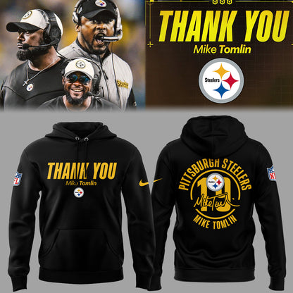 Pittsburgh Steelers Thank you Coach Mike Tomlin Limited Edition Combo Hoodie