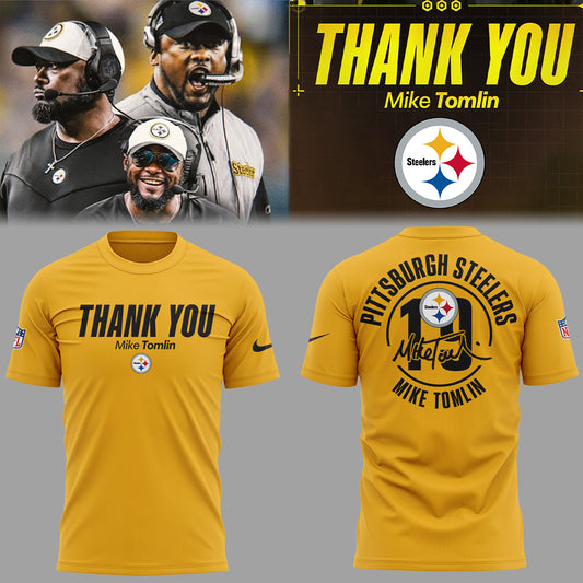 Pittsburgh Steelers Thank you Coach Mike Tomlin Limited Edition Combo T-Shirt
