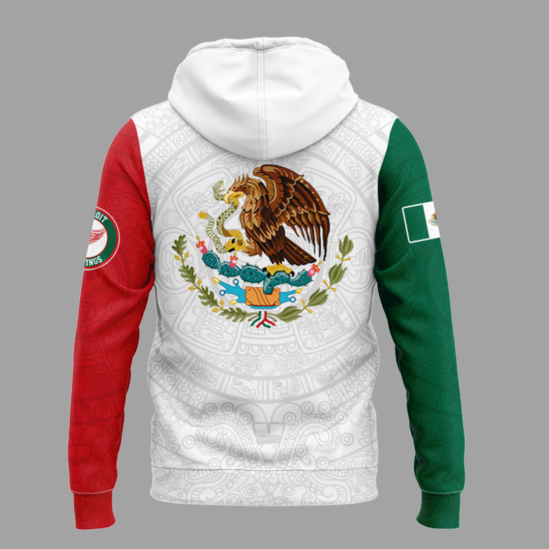 Limited Edition Red Wings x Mexican Heritage Night 2025 Hoodie
