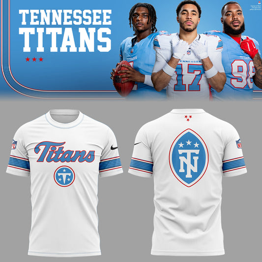 Tennessee Titans Cameron Ward Light Vapor F.U.S.E. Sewn Down Limited T-Shirt