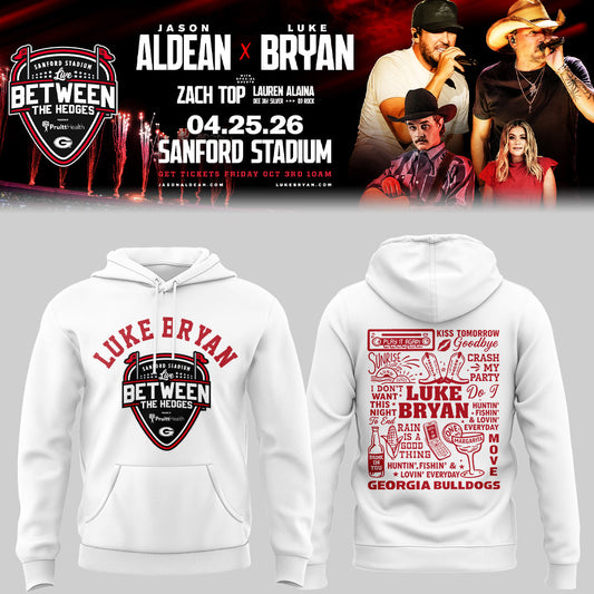 Limited Edition JA x LB “Live Between The Hedges” At Sanford Stadium Hoodie