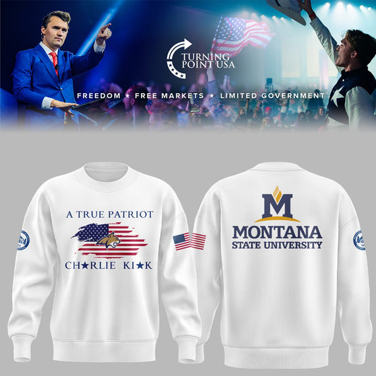 Limited Edition Montana State x Turning Point USA 2025 Sweatshirt