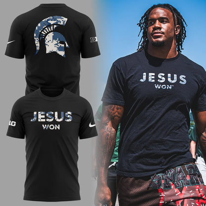 Limited Edition Michigan Spartans x Jesus Won 2025 Tshirt