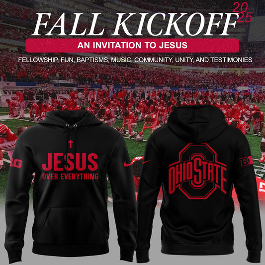 Limited Edition JESUS Over Everything Black Hoodie