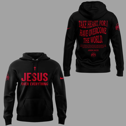Limited Edition JESUS Over Everything Black Hoodie