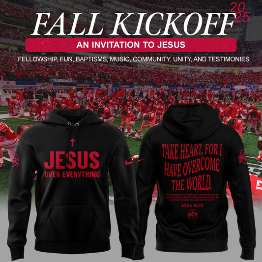 Limited Edition JESUS Over Everything Black Hoodie