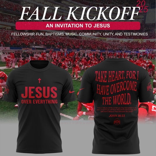 Limited Edition JESUS Over Everything Black TShirt