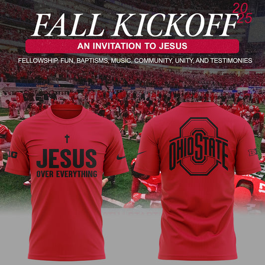 Limited Edition JESUS Over Everything Red TShirt
