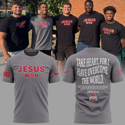 Limited Edition JESUS WON Gray TShirt