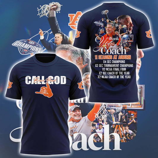 Limited Edition Auburn FB Thank You For The Memories, Coach Bruce Pearl Tshirt