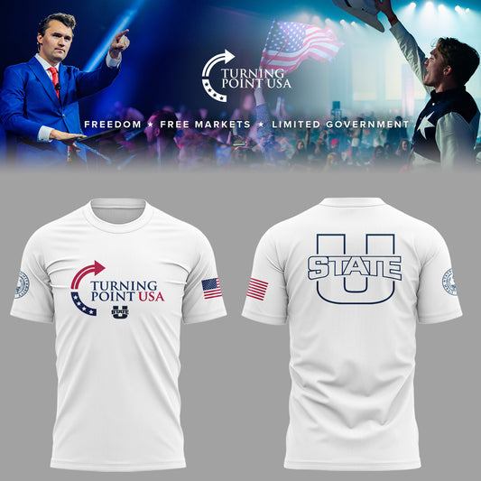Limited Edition Utah State x Turning Point USA 2025 TShirt