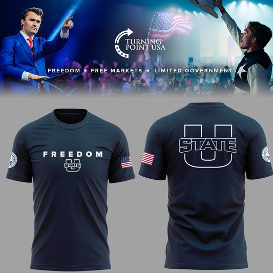 Limited Edition Utah State x Turning Point USA 2025 TShirt