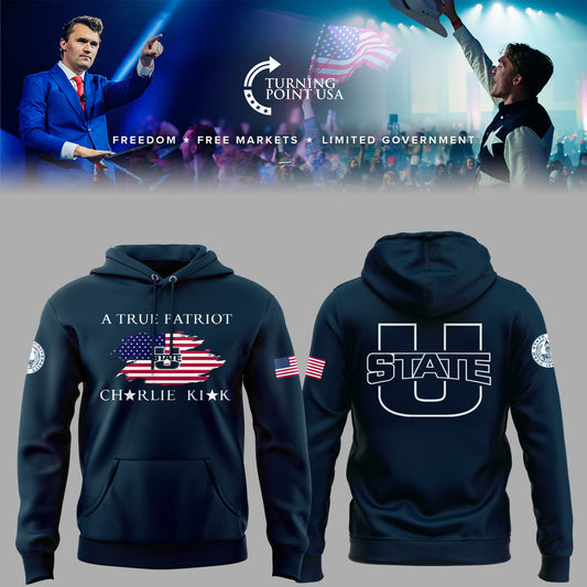 Limited Edition Utah State x Turning Point USA 2025 Hoodie