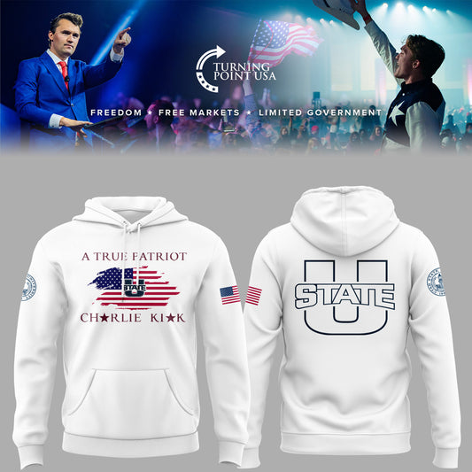 Limited Edition Utah State x Turning Point USA 2025 Hoodie