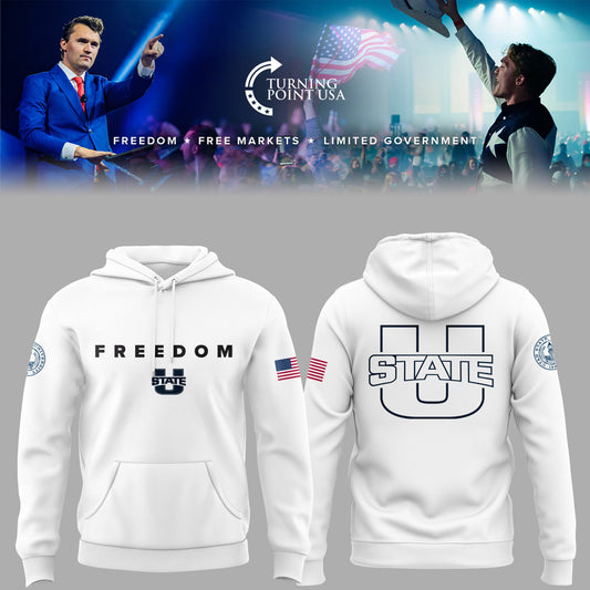 Limited Edition Utah State x Turning Point USA 2025 Hoodie