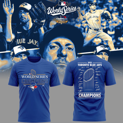 Limited Edition Toronto Blue Jays World Series Champions 2025 Combo T-shirt
