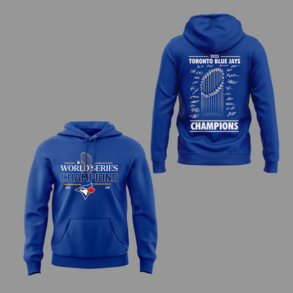 Toronto Blue Jays 2025 World Series Champions Limited Edition Combo Hoodie