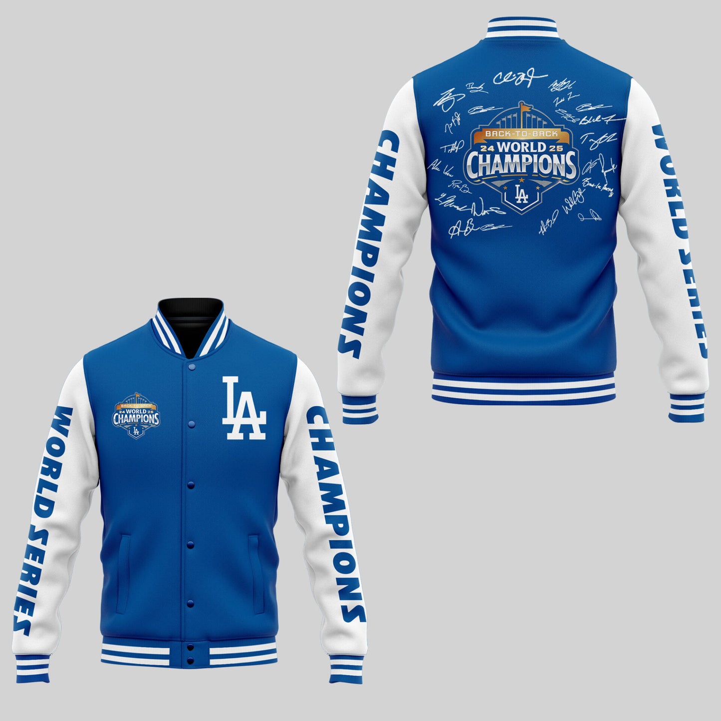 LA Dodgers – 2025 World Series Champions Limited Edition Combo Bomber Jacket