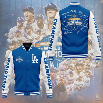 LA Dodgers – 2025 World Series Champions Limited Edition Combo Bomber Jacket