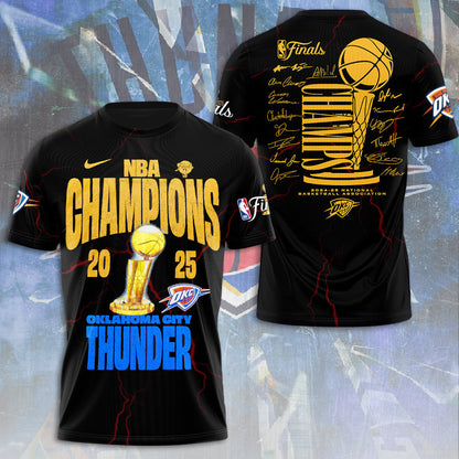 OKC THUNDER 2025 NBA CHAMPIONS T-Shirt