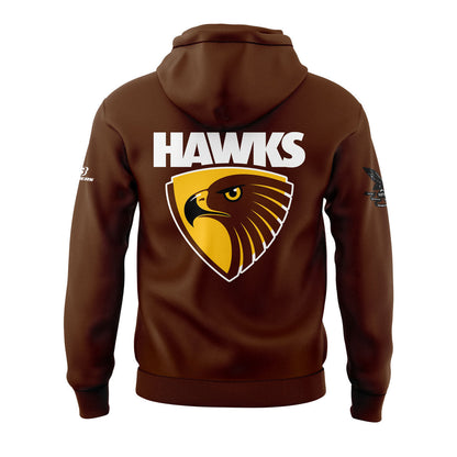 Limited Edition Hawthorn Football Club 100-year commemorative logo Hoodie