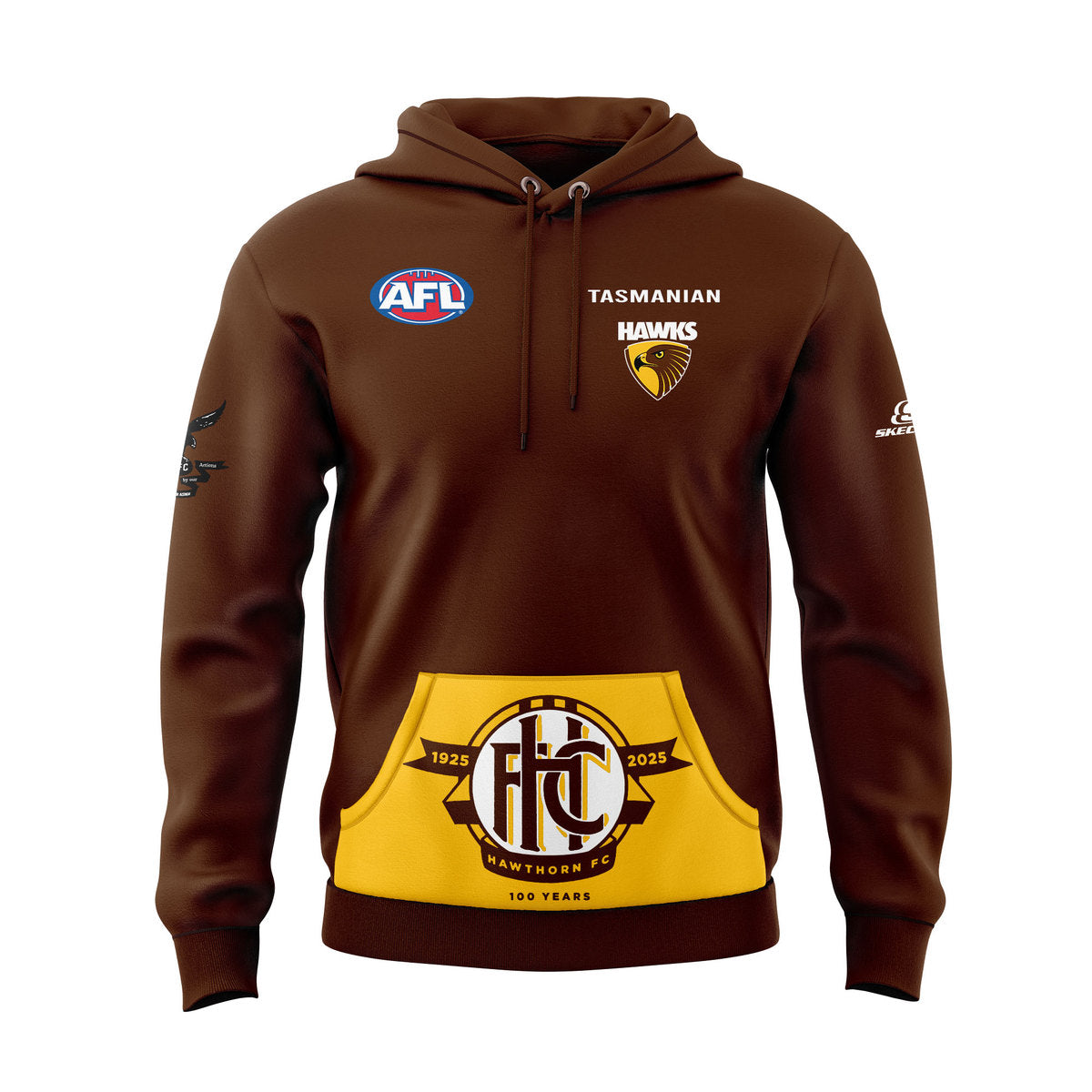 Limited Edition Hawthorn Football Club 100-year commemorative logo Hoodie