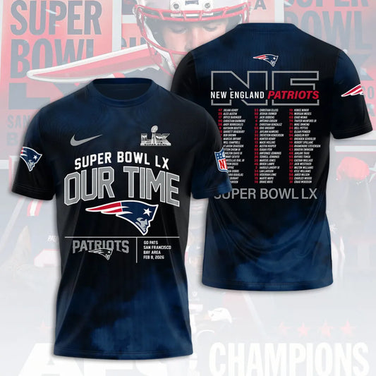 New England Patriots 2025 AFC Conference Champions T-shirt