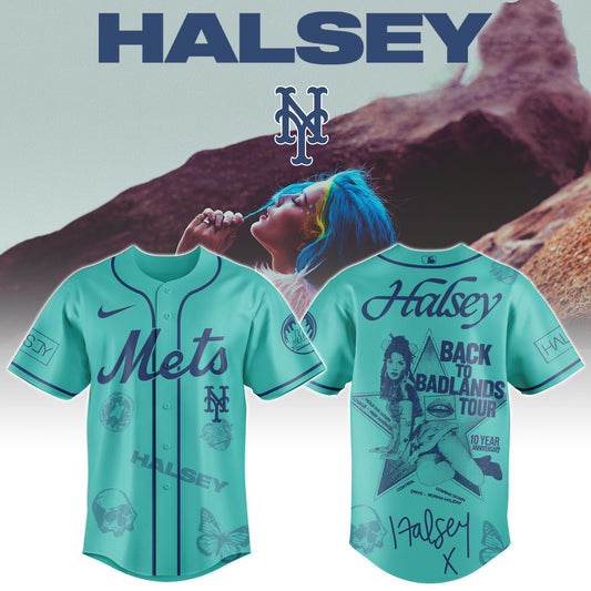 NY Mets x Halsey “Back to Badlands Tour” Jersey Editions Limited +Selling Out Fast