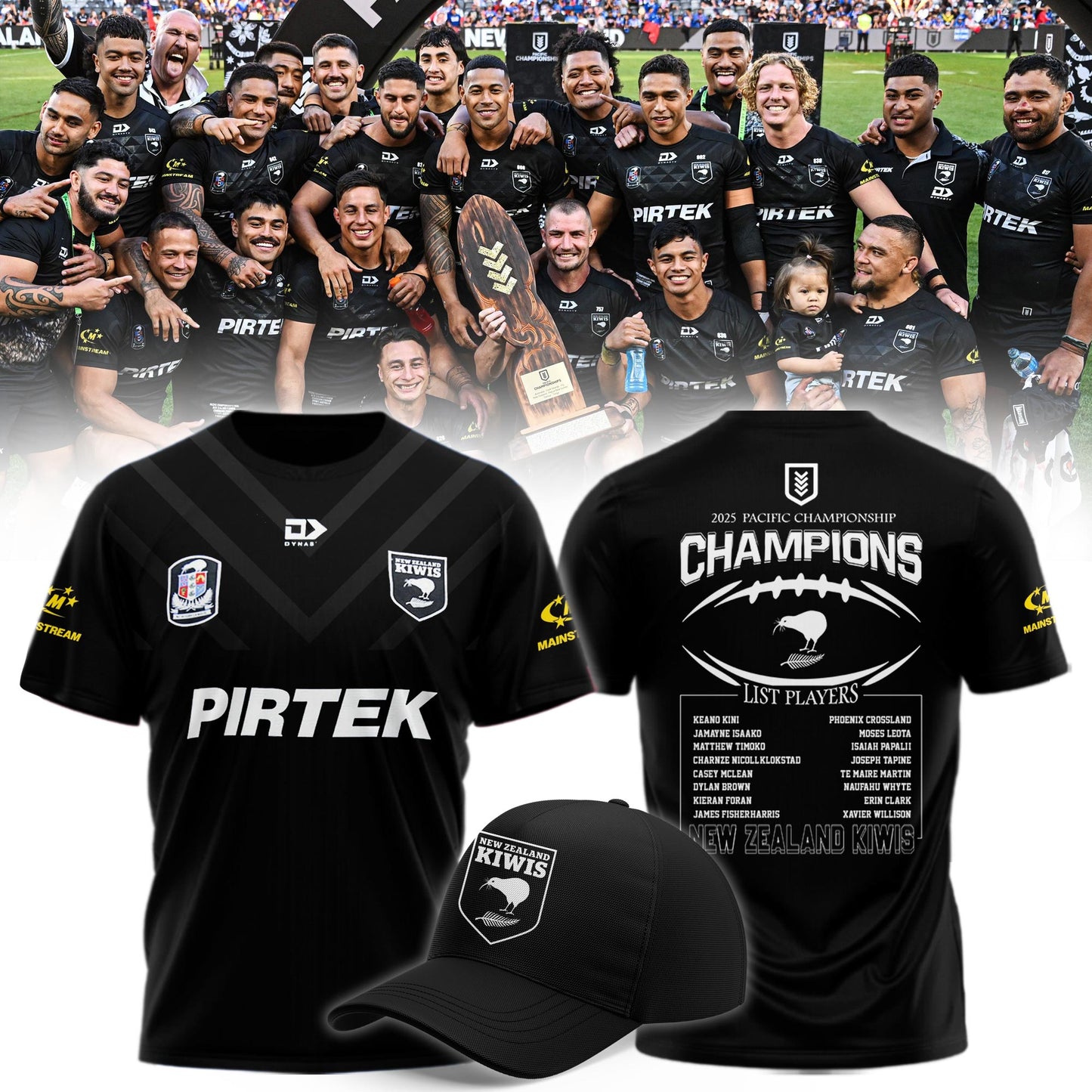 New Zealand Kiwis 2025 Pacific Championship Limited T-Shirt