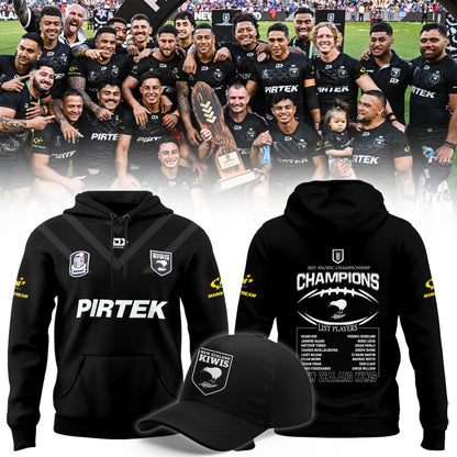New Zealand Kiwis 2025 Pacific Championship CHAMPIONS Limited Hoodie