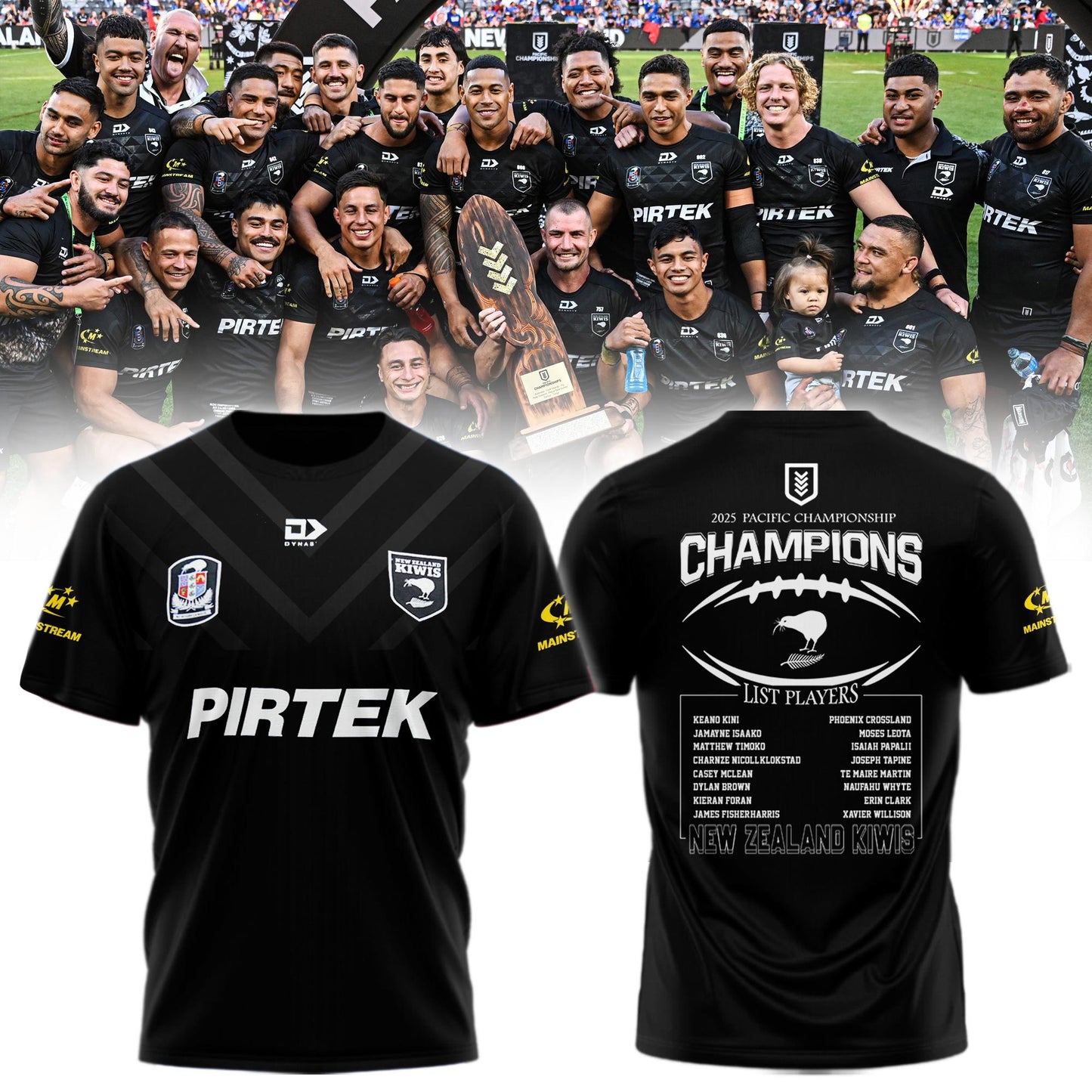 New Zealand Kiwis 2025 Pacific Championship Limited T-Shirt