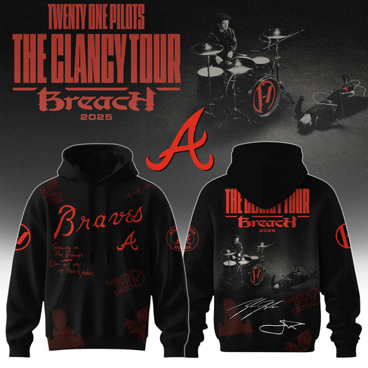 ATL x Twenty One Pilots The Glancy Tour 2025 Hoodie Limited Edition
