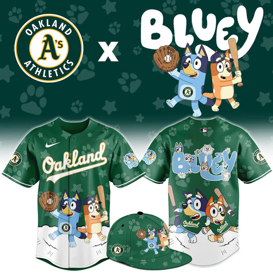 O.Athletics Bluey Night Limited Baseball Jersey