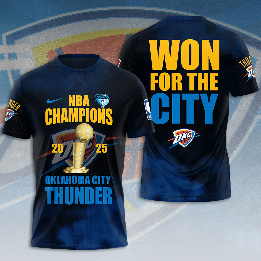OKC THUNDER 2025 NBA CHAMPIONS T-Shirt
