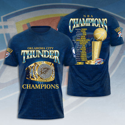 OKC THUNDER 2025 NBA CHAMPIONS T-Shirt