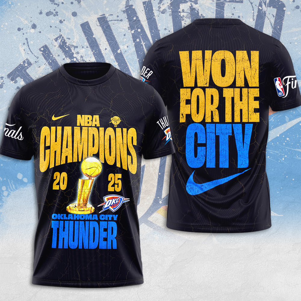 OKC THUNDER 2025 NBA CHAMPIONS T-Shirt