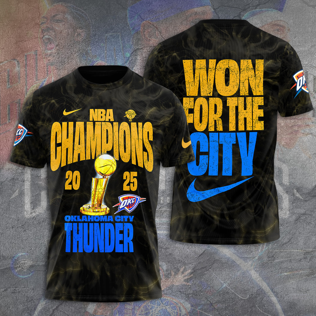 OKC THUNDER 2025 NBA CHAMPIONS T-Shirt