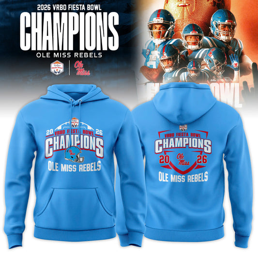 Ole Miss Rebels Special Fiesta Bowl Champions Limited Edition Combo Hoodie