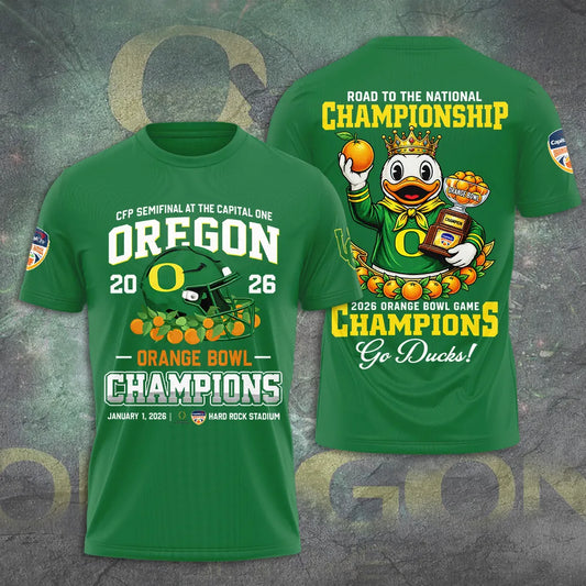 Oregon Ducks Football Back In Black 2025 Combo T-shirt