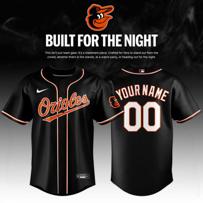 Baltimore Orioles 2026 Fashion Black Out Limited Edition Jersey