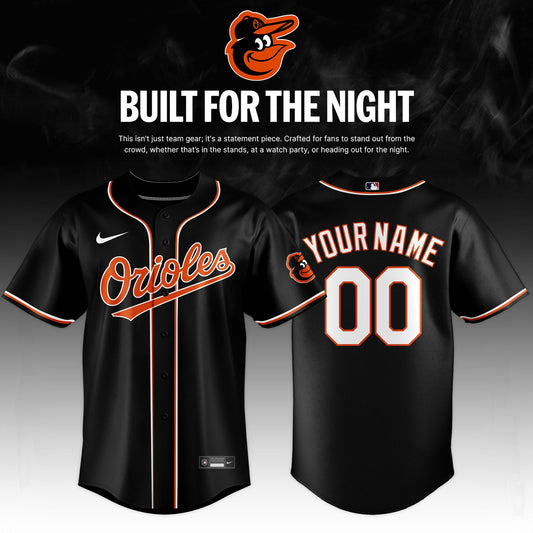Baltimore Orioles 2026 Fashion Black Out Limited Edition Jersey