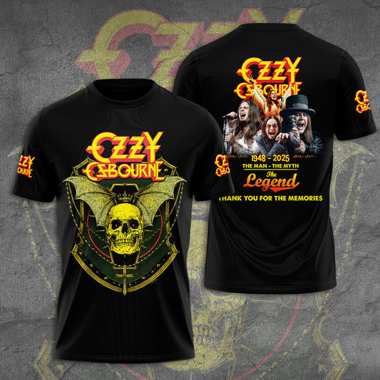 R.I.P Ozzy Osbourne Thank You For The Memories Shirt