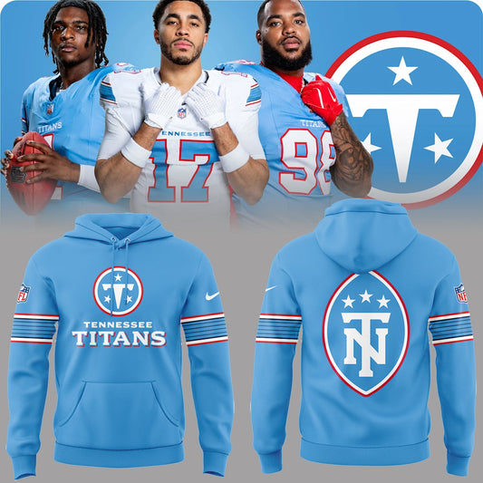 Tennessee Titans Cameron Ward Light Vapor F.U.S.E. Sewn Down Limited Hoodie