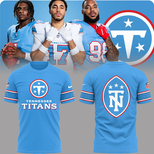 Tennessee Titans Cameron Ward Light Vapor F.U.S.E. Sewn Down Limited T-Shirt